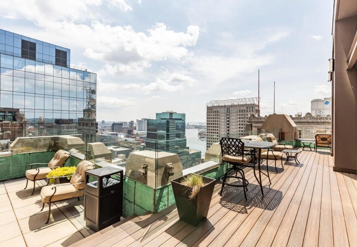 2B 2Ba Luxury Downtown Suite Rooftop Deck & Gym Baltimore Extérieur photo