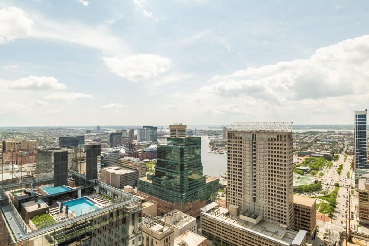 2B 2Ba Luxury Downtown Suite Rooftop Deck & Gym Baltimore Extérieur photo