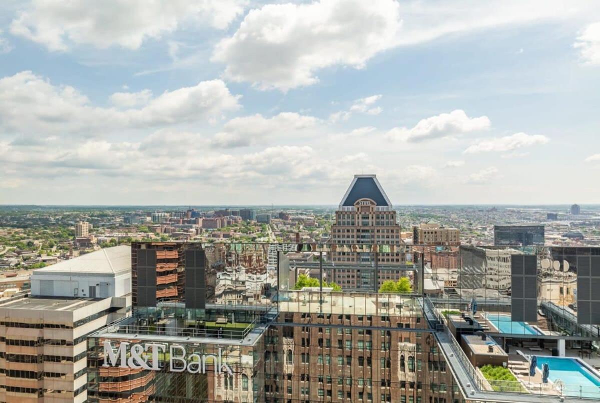 2B 2Ba Luxury Downtown Suite Rooftop Deck & Gym Baltimore Extérieur photo